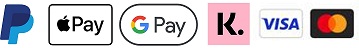 Visa, MasterCard, Amex, Apple Pay, Google Pay